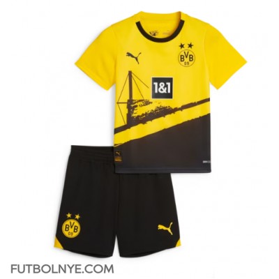 Camiseta Borussia Dortmund Primera Equipación para niños 2023-24 manga corta (+ pantalones cortos)